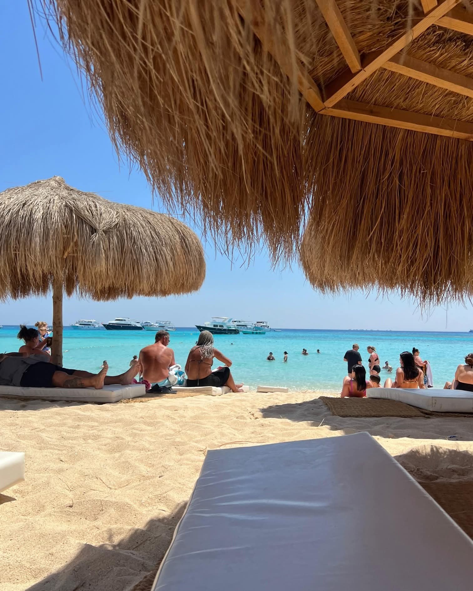 Hula hula  island , Red sea cruise Hurghada , paradise island